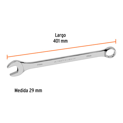 Llave combinada extralarga 29 mm x 401 mm de largo, Expert · vista 3