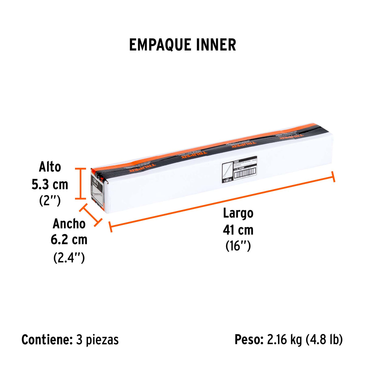 Llave combinada extralarga 30 mm x 401 mm de largo, Expert · vista 6