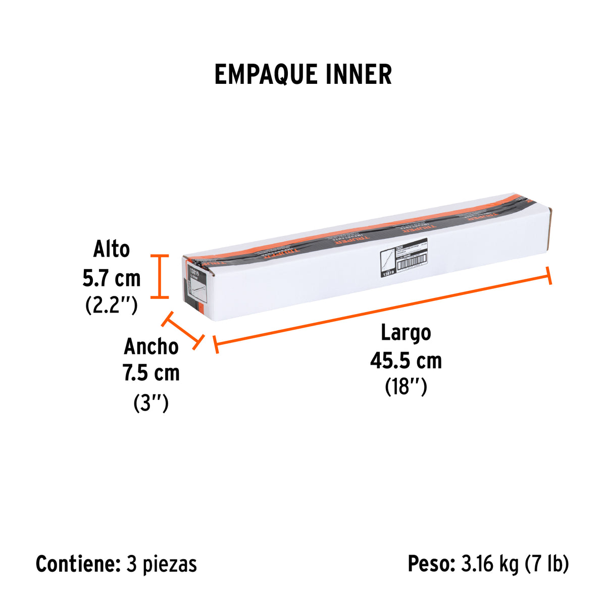 Llave combinada extralarga 34 mm x 454 mm de largo, Expert · vista 4