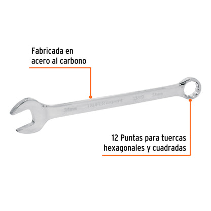 Llave combinada extralarga 34 mm x 454 mm de largo, Expert · vista 2