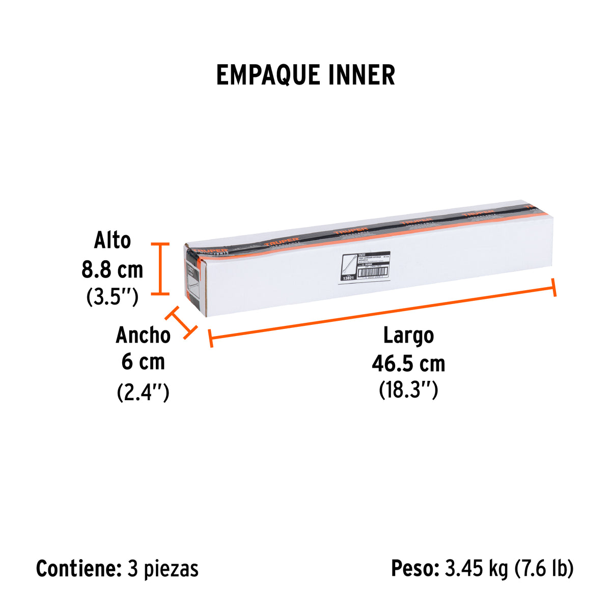 Llave combinada extralarga 38 mm x 467 mm de largo, Expert · vista 6