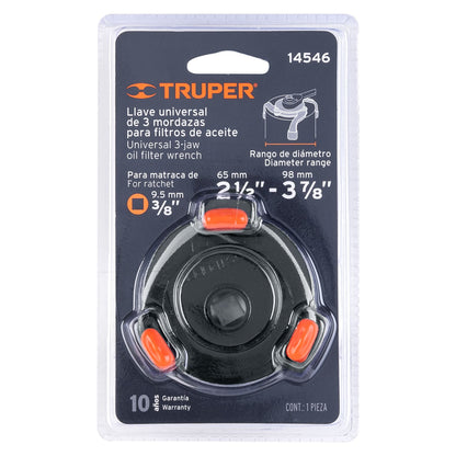 Llave universal para filtro de aceite con cuadro 3/8