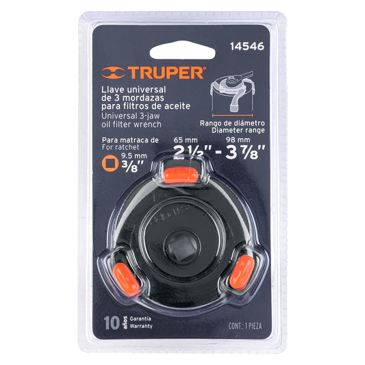Llave universal para filtro de aceite con cuadro 3/8