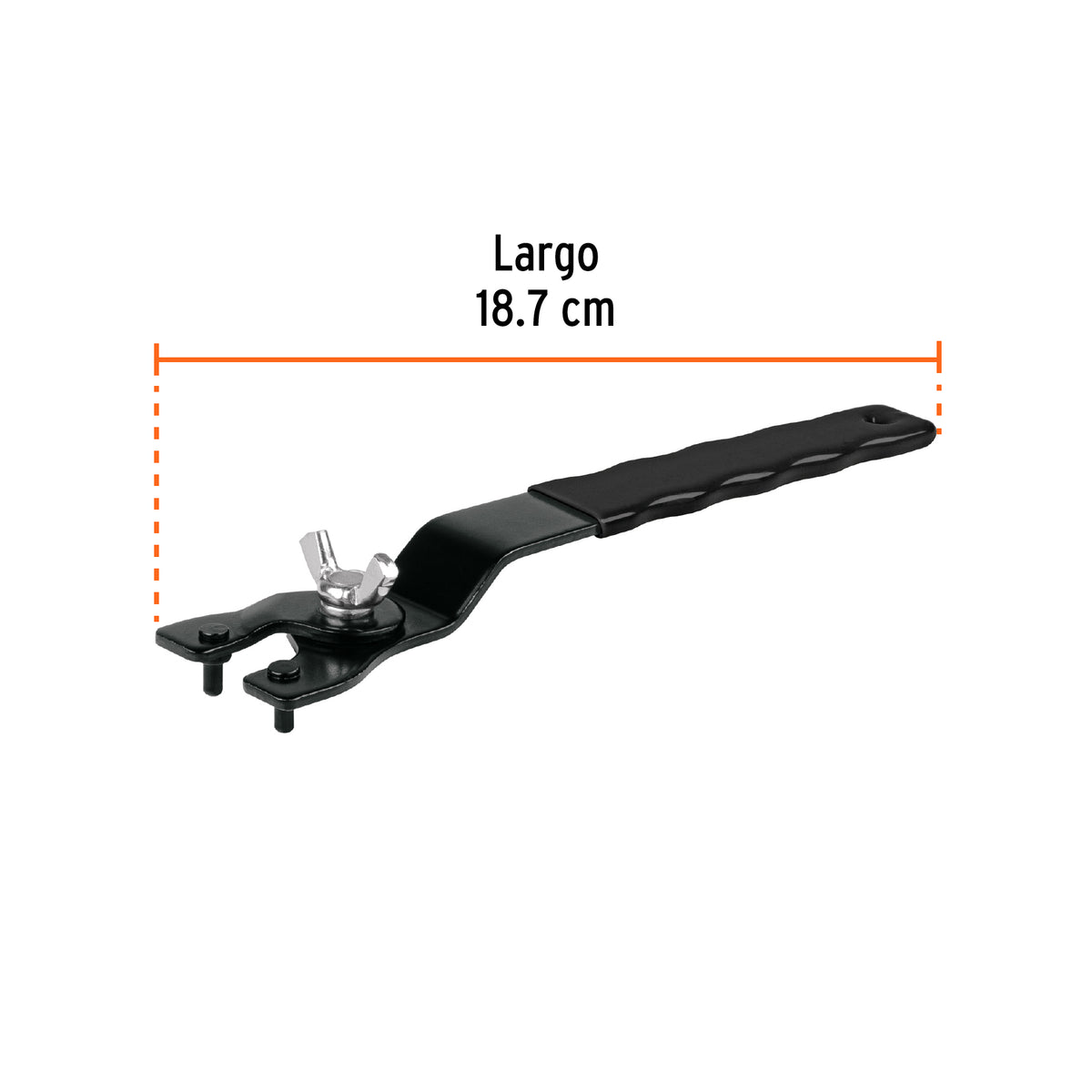 Llave de repuesto ajustable para esmeriladoras 4-1/2", 7",9" · vista 2