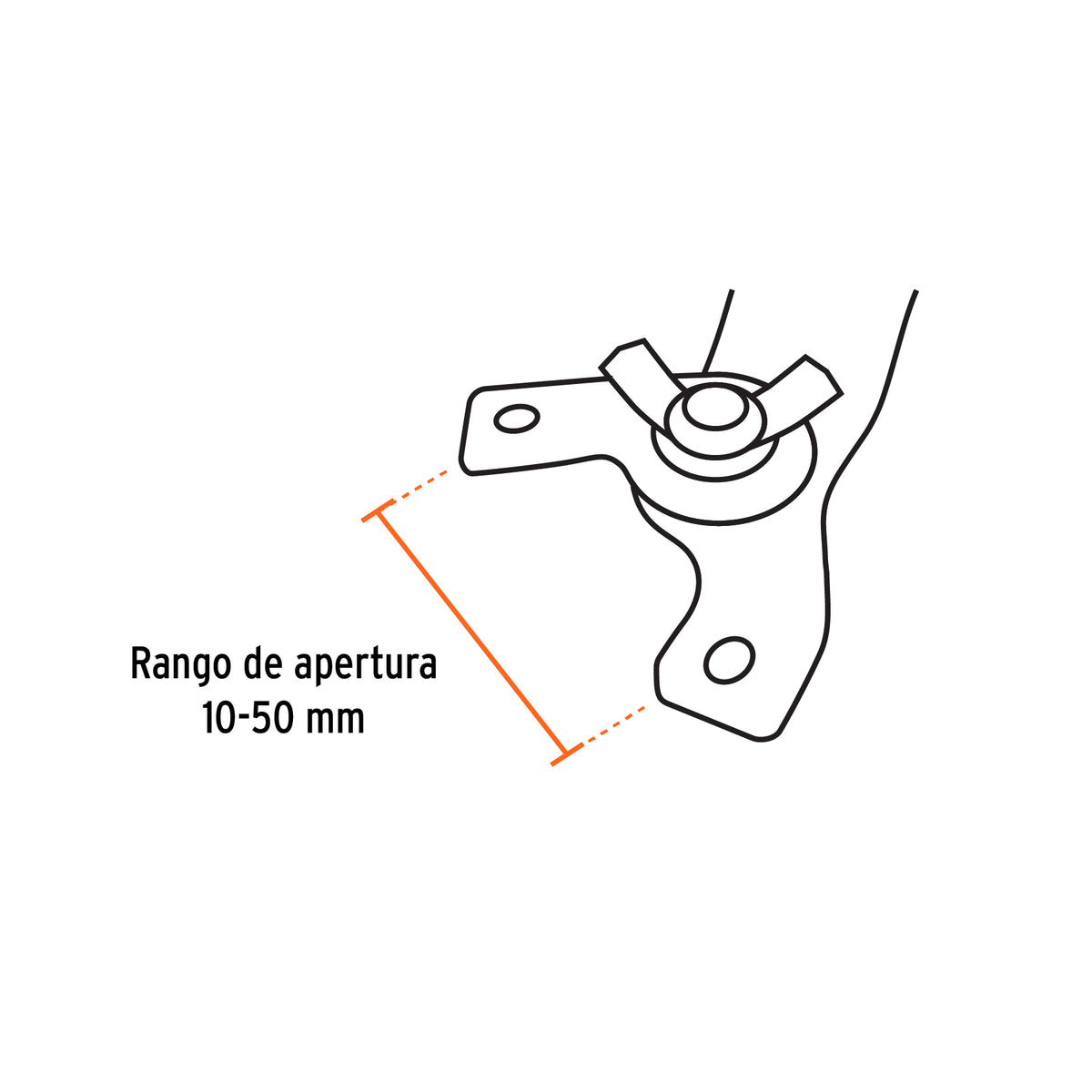 Llave de repuesto ajustable para esmeriladoras 4-1/2", 7",9" · vista 3