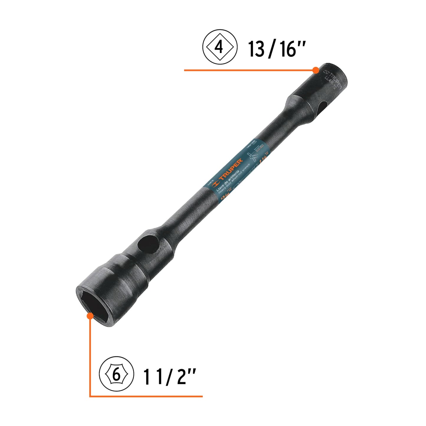 Llave de artillería boca cuadrada y hexagonal