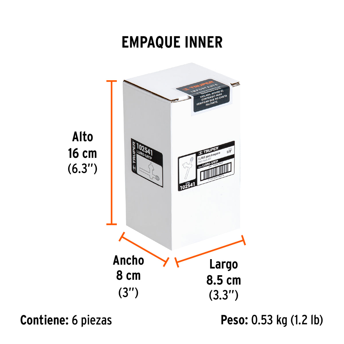 Llave para broquero BRO-5/8TP · vista 6