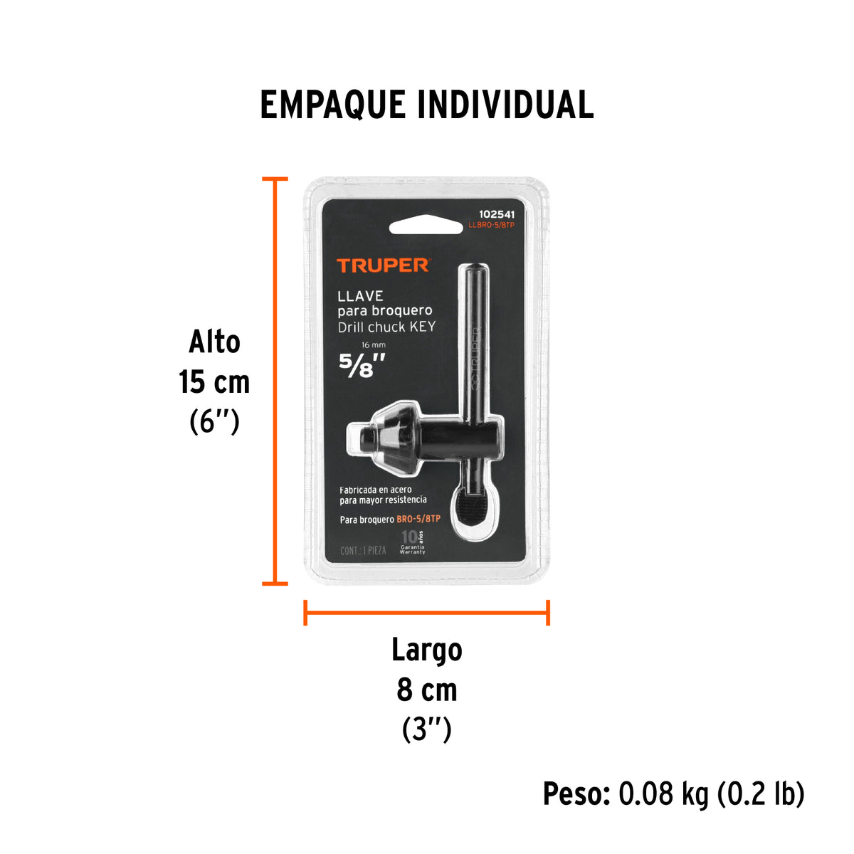 Llave para broquero BRO-5/8TP · vista 5