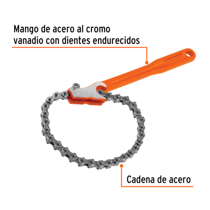 Llave universal con cadena mango 11 pulg