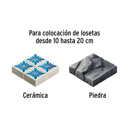 Llana 11 pulg dentado cuadrado 10 remaches - SKU 15404