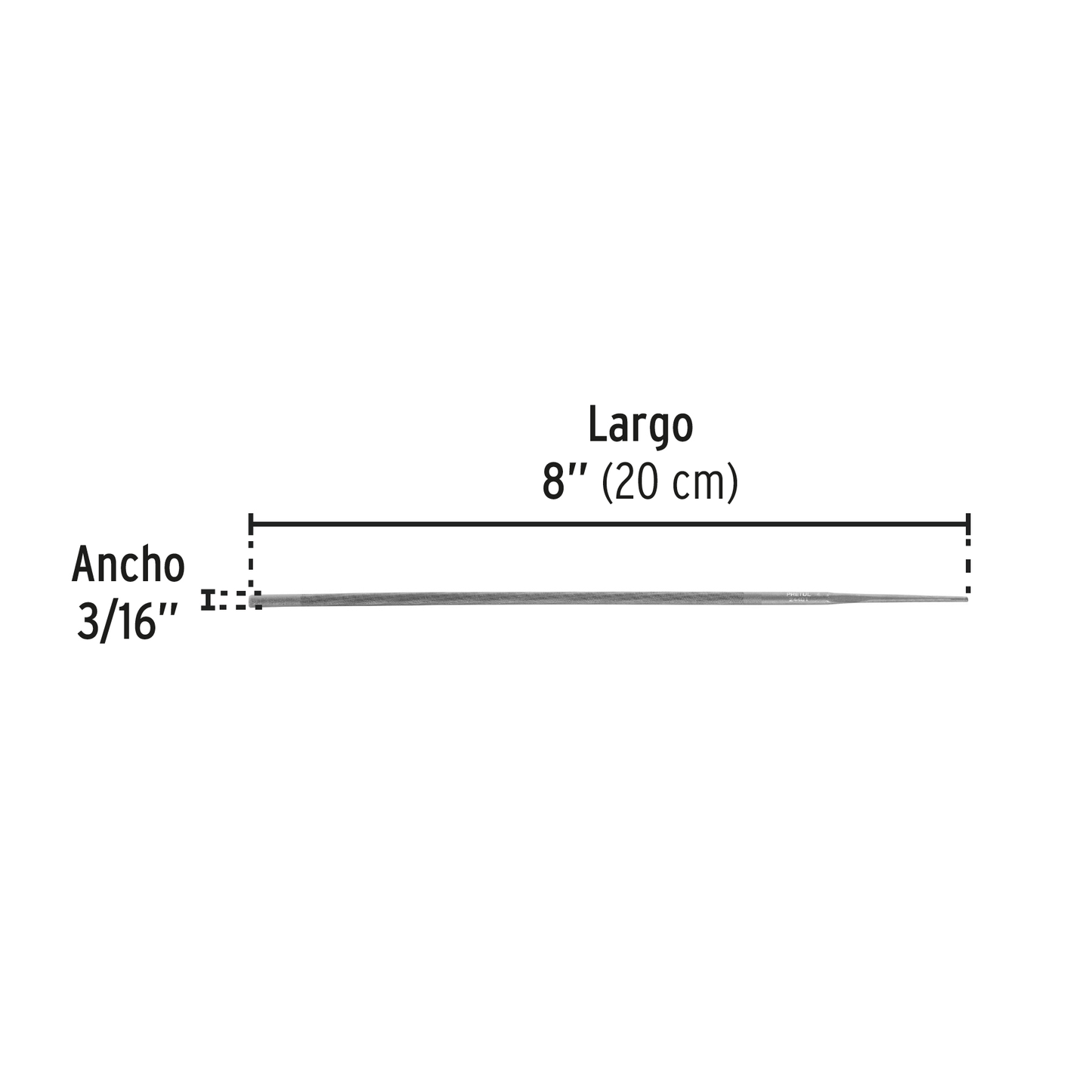 Lima para Motosierra PRETUL 3/16 pulg
