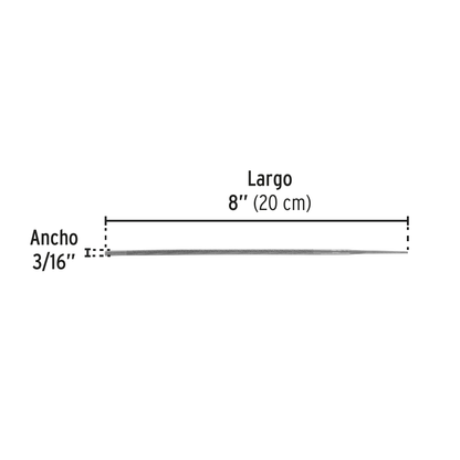 Lima para Motosierra PRETUL 3/16 pulg