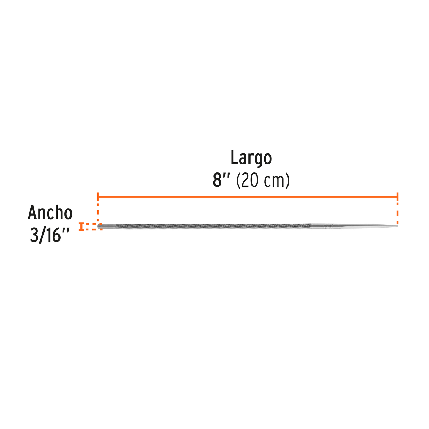 Lima Profesional para Motosierra 3/16 pulg
