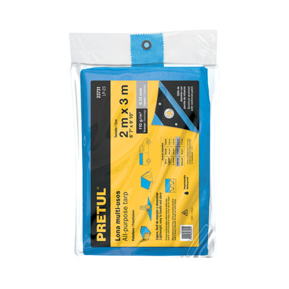 Lona Polietileno 2x3 m Azul 110g