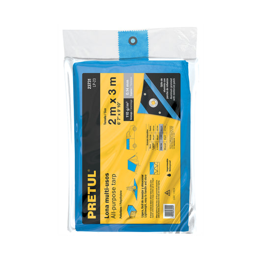 Lona Polietileno 2x3 m Azul 110g
