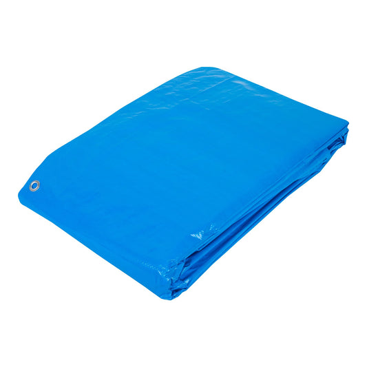 Lona Polietileno 7x10 m Azul 110g