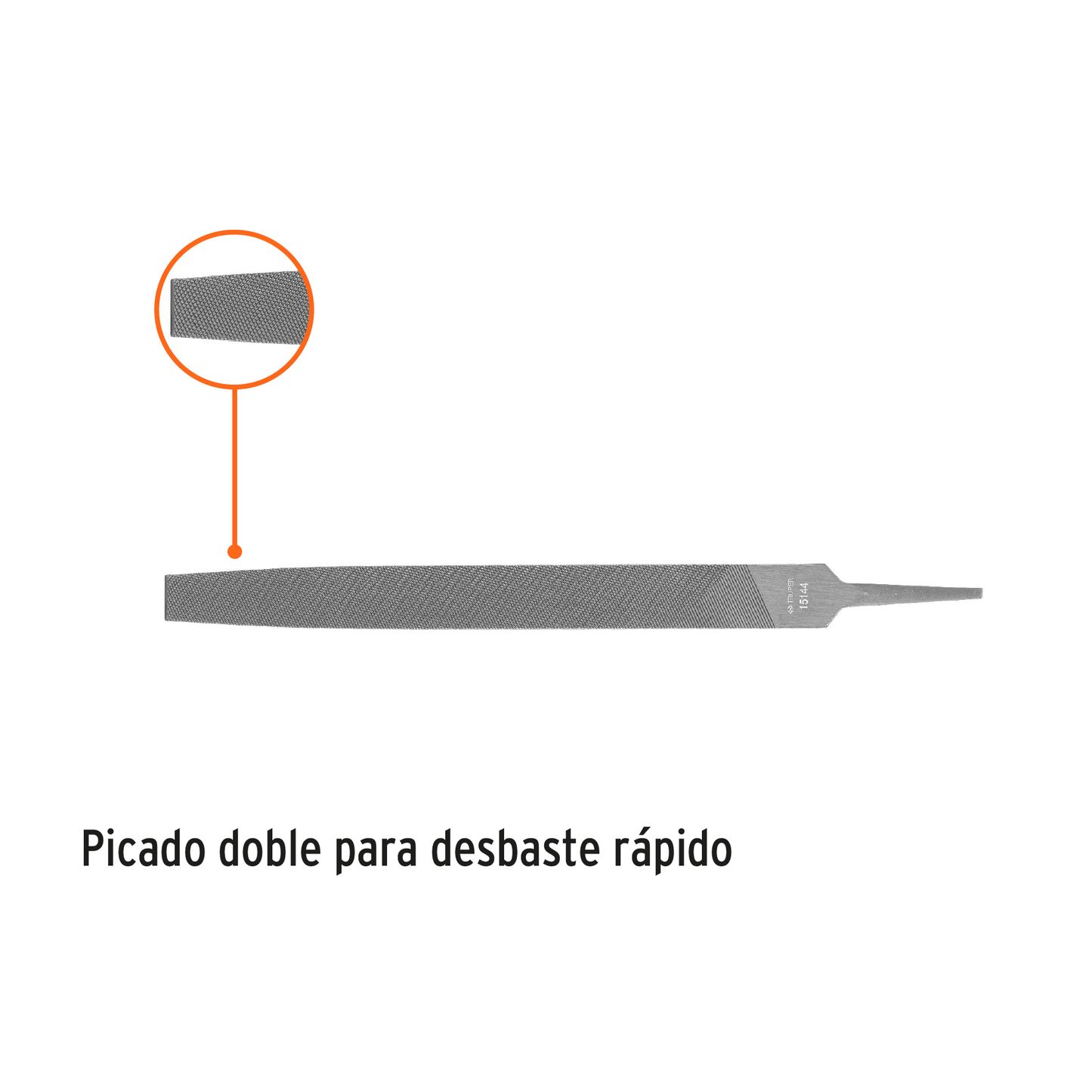 Lima Plana Bastarda 10 pulg Desbaste