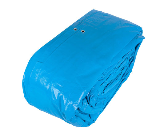 Lona Polietileno Reforzada 12x17 m Azul 180g