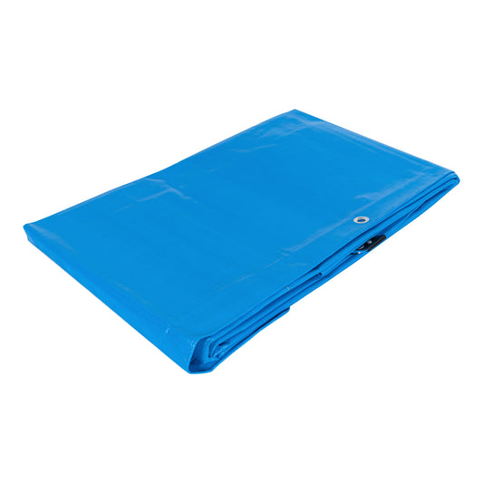 Lona Polietileno Reforzada 4x4 m Azul 180g
