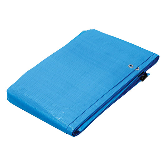 Lona Polietileno Reforzada 5x6 m Azul 180g
