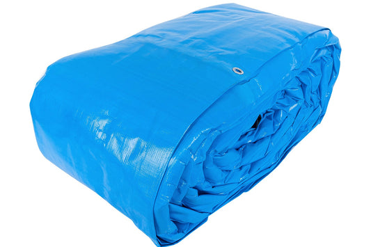 Lona Polietileno Reforzada 9x14 m Azul 180g