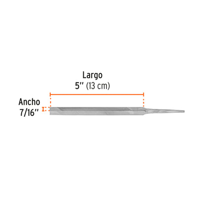 Lima Triángulo Pesado 5 pulg 34 dpp