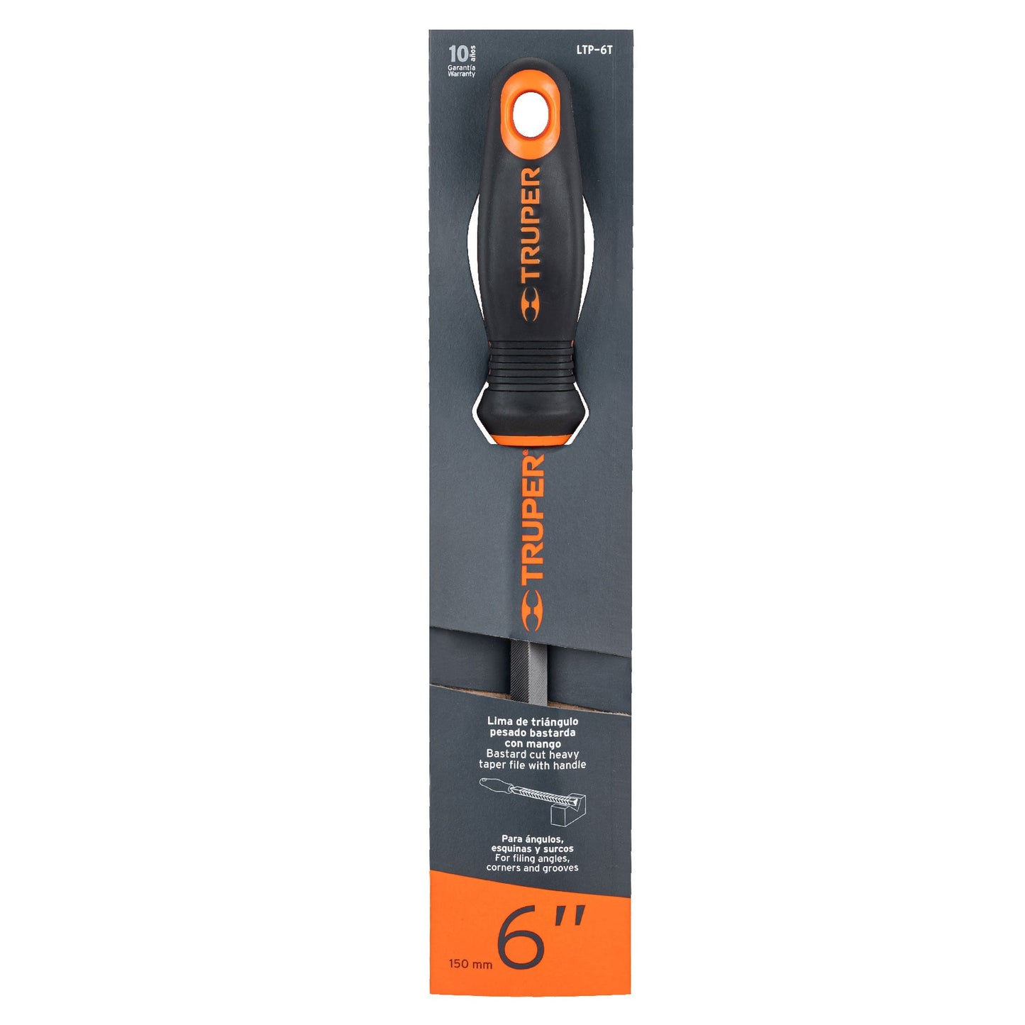 Lima Triángulo Pesado 6 pulg 34 dpp Comfort