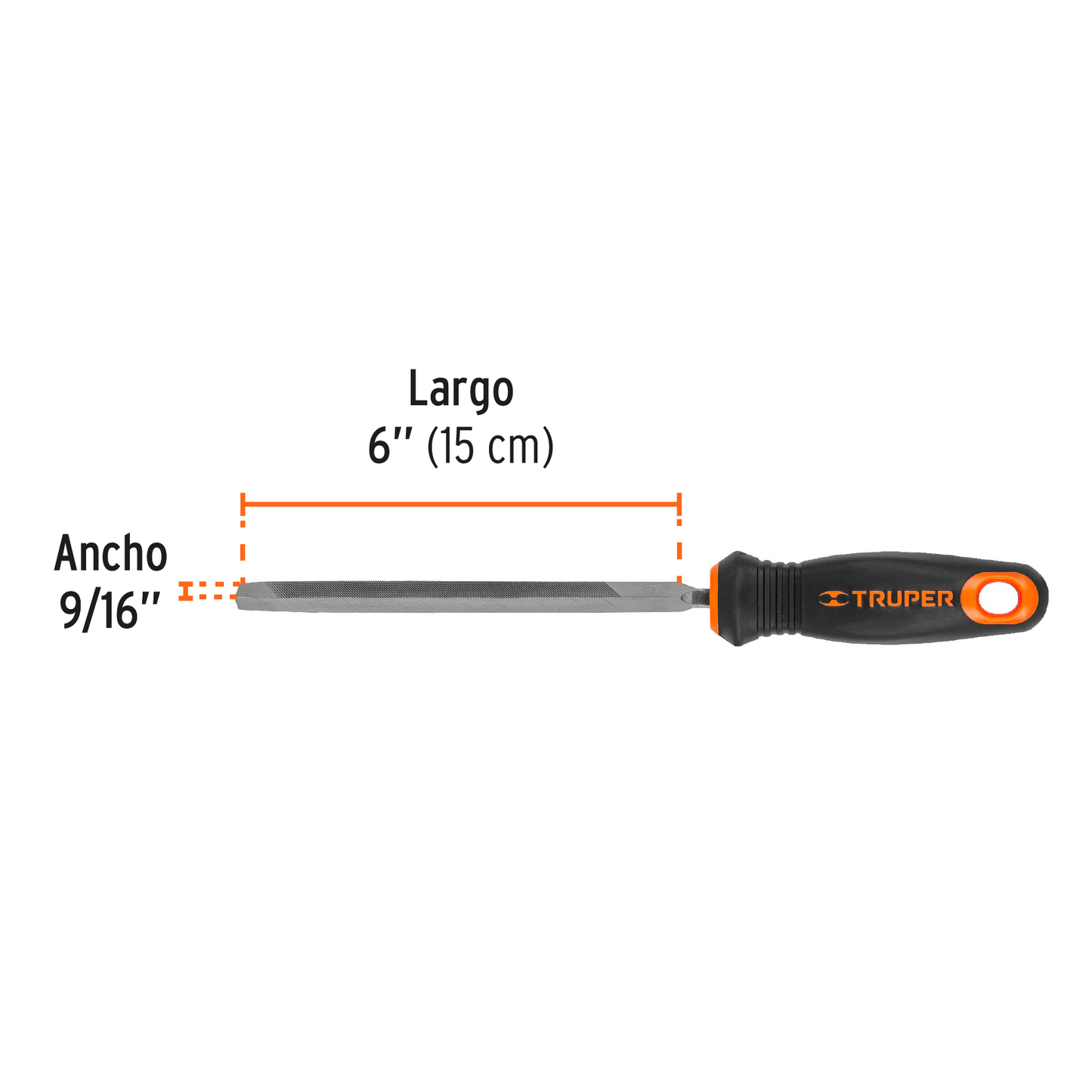 Lima Triángulo Pesado 6 pulg 34 dpp Comfort