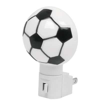Luz de noche con lámpara E12 con figura de balón soccer