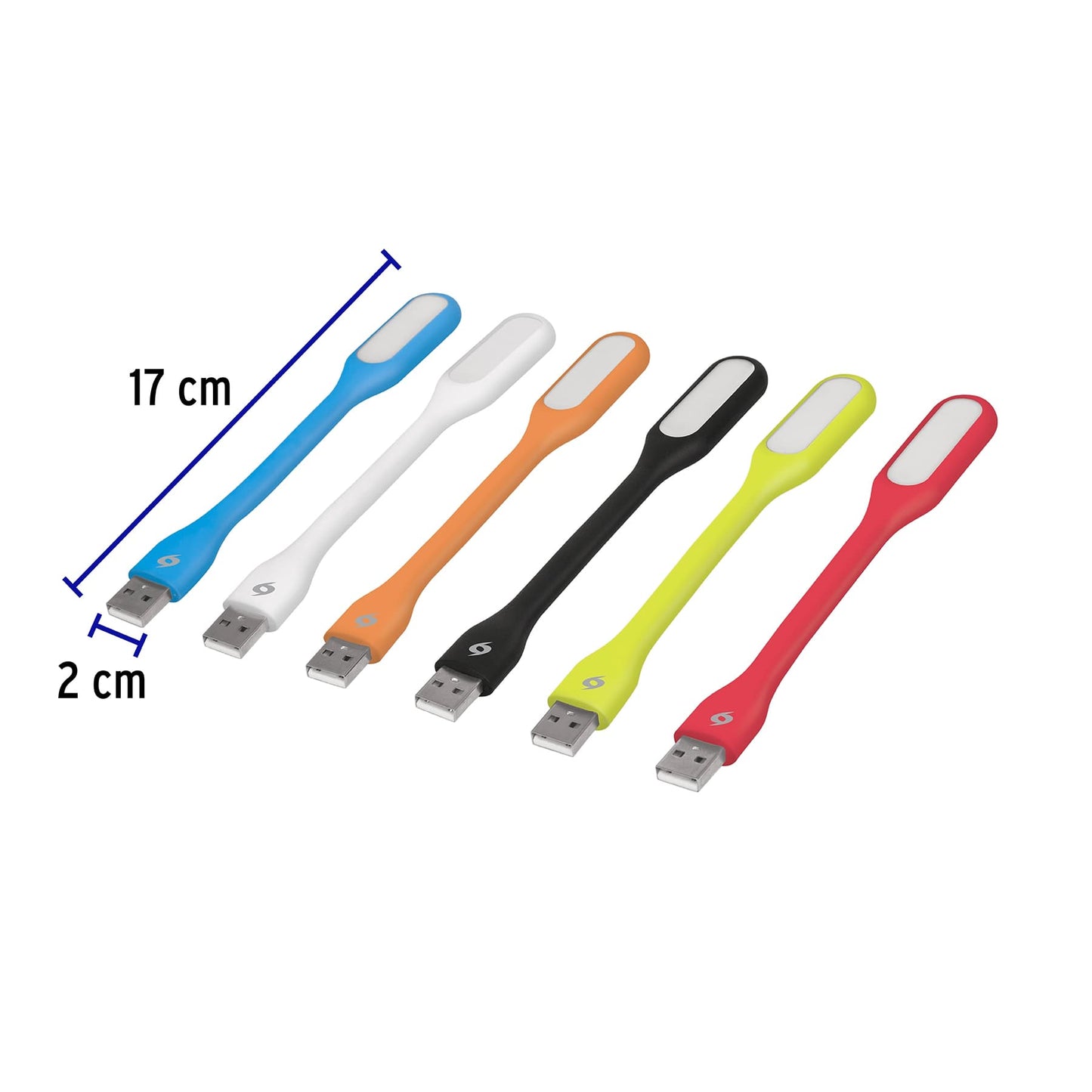 Mini lámpara flexible de 1 W con 5 LEDs para puerto USB