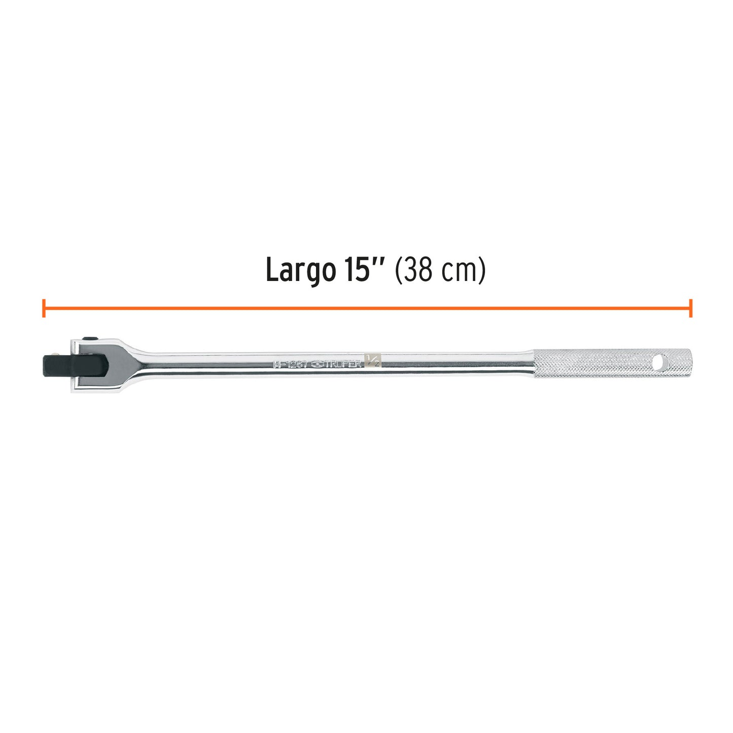 Mango articulado cuadro 1/2 pulg 15 pulg