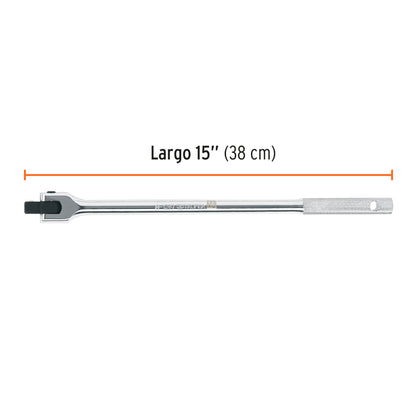 Mango articulado cuadro 1/2 pulg 15 pulg