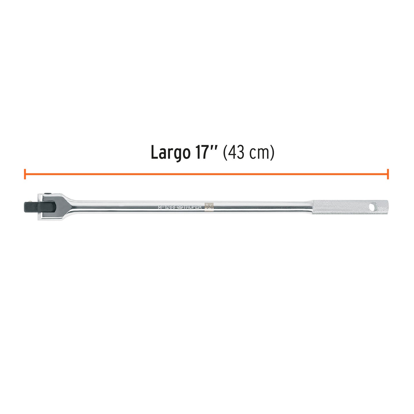 Mango articulado cuadro 1/2 pulg 17 pulg