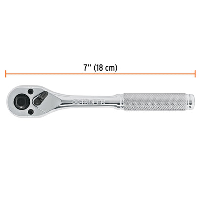 Matraca triple cuadros 1/4", 3/8" y 1/2" · vista 3