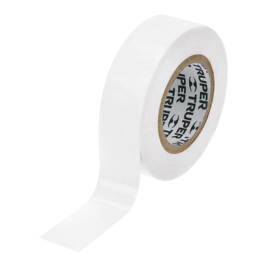 Cinta aislante 9 m x 19 mm blanca