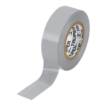 Cinta aislante 9 m x 19 mm gris
