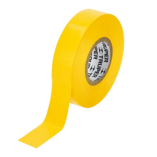 Cinta aislante 18 m x 19 mm amarilla