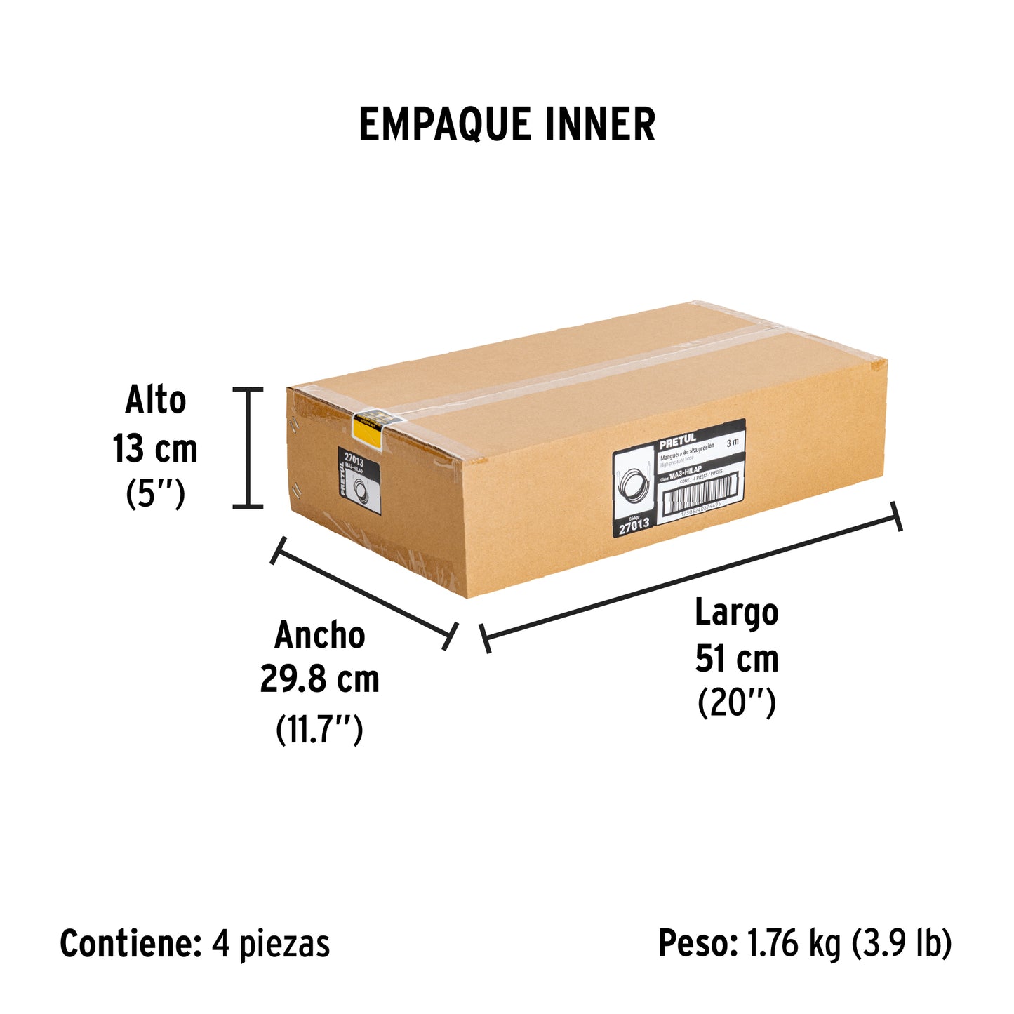 Manguera para HILA-1300P - SKU 27013