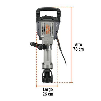 Martillo demoledor HEX 20 kg 55J 1600W - SKU 100893