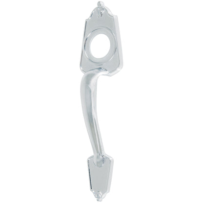 Chapetón metálico para puerta acabado cromo mate