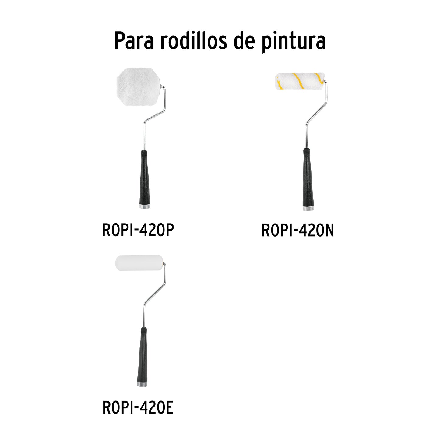 Maneral de 4 pulgadas con jaula para rodillo