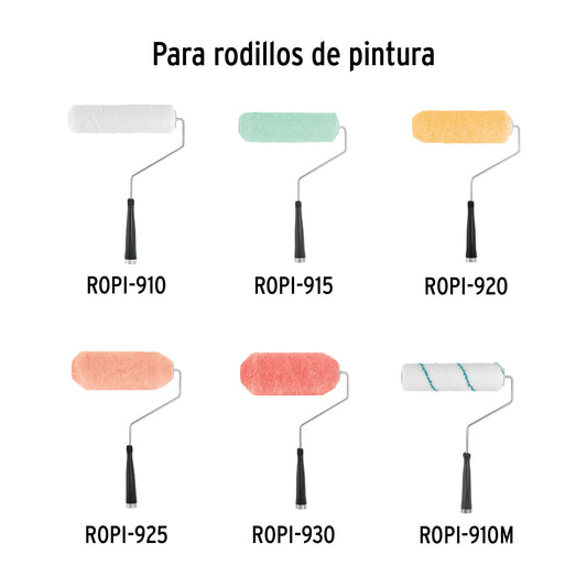 Maneral de 9 pulgadas con jaula para rodillo