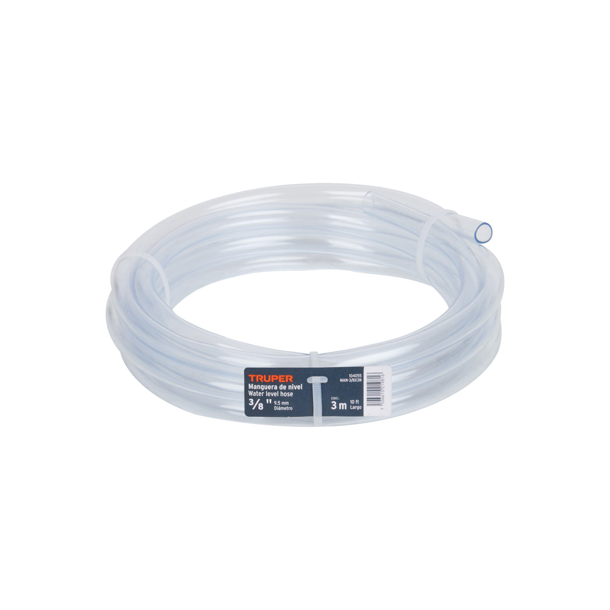 Manguera de Nivel, 3/8", rollo de 3m