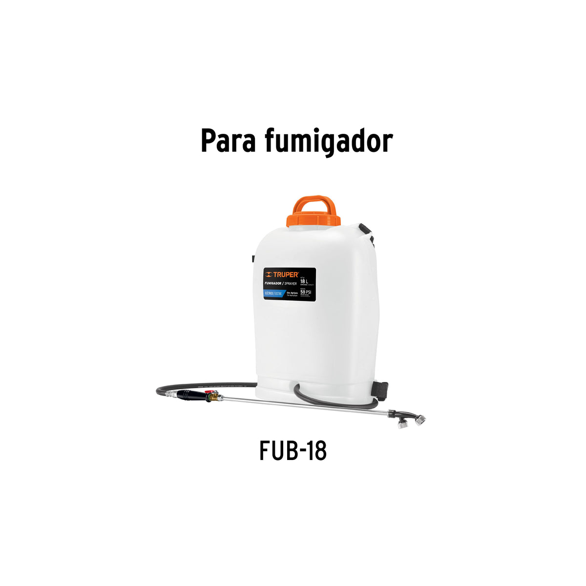 Mango para fumigador a batería FUB-18 · vista 2