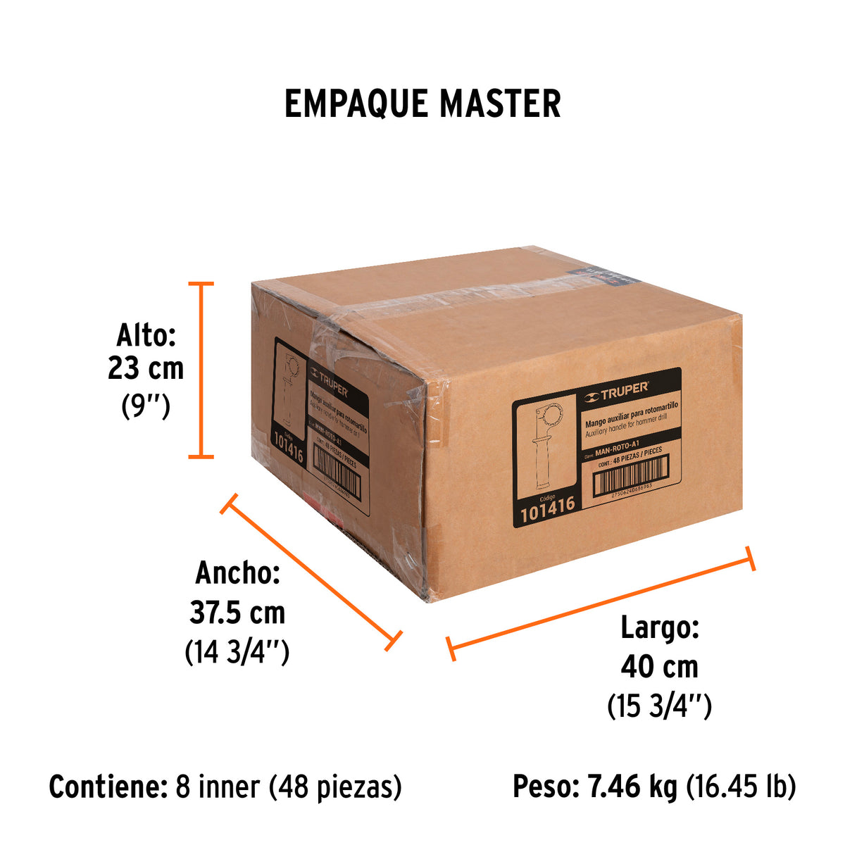 Mango para ROTO-1/2A7 ROTO-1/2A8 ROTO-1/2A9 - SKU 101416