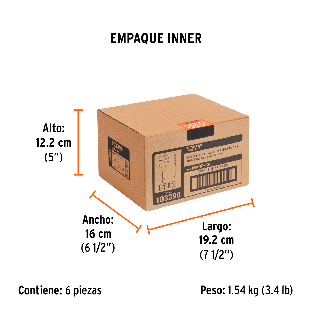 Mandril de cambio rápido con adaptadores y broca, EXPERT · vista 4
