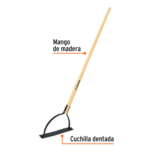 Cortador de maleza con mango de 30"