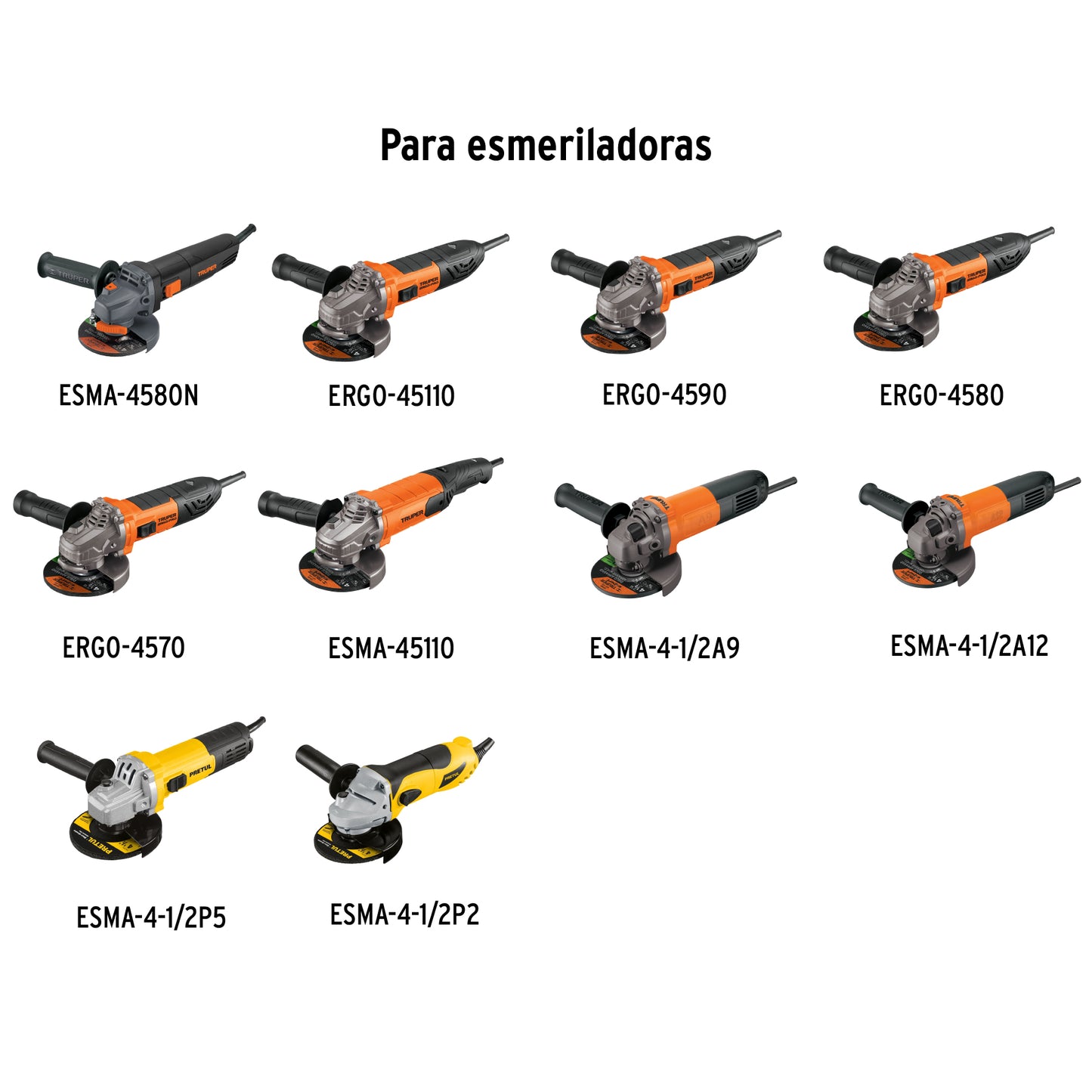 Mango de repuesto para esmeriladoras compatible con modelos Grupo 3
