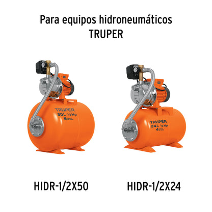 Manómetro para equipos hidroneumáticos