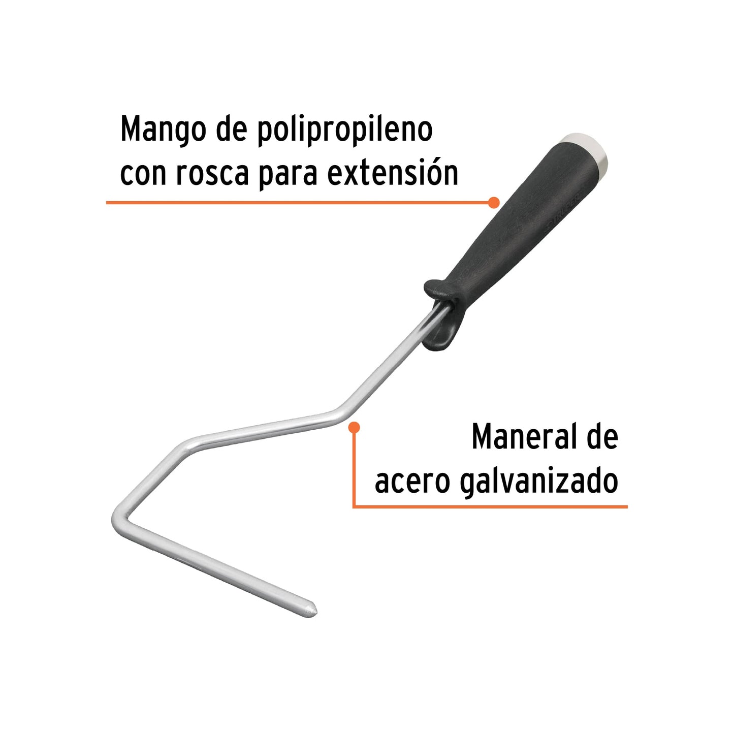 Maneral de 4 pulgadas para rodillo